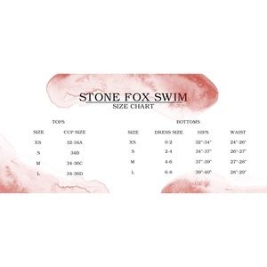 Stone Fox Swim Swim - New w/ Tags! Stone Fox Bikini Top - SALE Stone Fox Swim Swim - New w/ Tags! Stone Fox Bikini Top - SALE